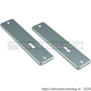 Ami 180/41 RH kortschild aluminium rondhoek zonder krukgat sleutelgat SLG 56 F1 - R10901779 - afbeelding 1