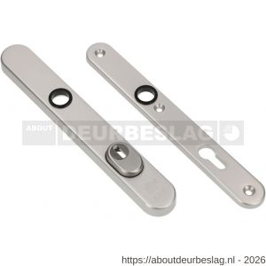 Ami VHB 257/37/2 KT veiligheidssmalschild SKG*** kerntrekbeveiliging ovaal VHB 257/32/2 buiten kerntrek KT 72 en 257/32/2 binnen profielcilinder PC 72 F1 deurdikte 53-57 mm - R10901665 - afbeelding 1