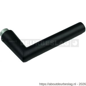 Ami 374 deurkruk gatdeel aluminium M6 zwart RAL 9005 structuur finish - R10900310 - afbeelding 1