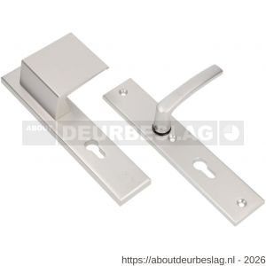 Ami VHB 251/50-90/80 veiligheidsvoordeur-duwerlangschildgarnituur SKG*** VHB 251/50 profielcilinder PC 72 deurduwer 90/80 rechts F1 blind en deurkruk 332 deurdikte 38-42 mm - R10900989 - afbeelding 1