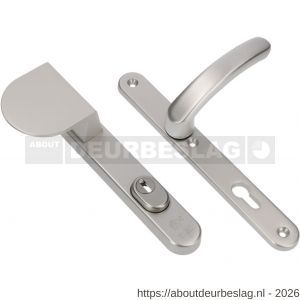 Ami VHB 257/37/2-90/83 KT veiligheids Rotaveer duwer-kruk smalschildgarnituur SKG*** kerntrekbeveiliging ovaal VHB 257/37/2 kerntrek KT 72 deurduwer 90/83 links F1 en deurkruk 378 Rota 257/32/2 profielcilinder PC 72 deurdikte - R10901659 - afbeelding 1