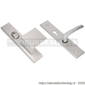 Ami VHB 251/15-90/80 KT senioren veiligheidsvoordeur-duwerlangschildgarnituur SKG*** kerntrekbeveiliging omkeer VHB 251/50/15 kerntrek KT 72 omkeer deurduwer 90/80 rechts en deurkruk 332 profielcilinder PC 72 omkeer F1 deurdikte - R10901185 - afbeelding 1