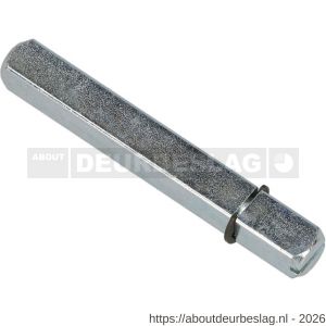 Ami toilet- en badkamersluiting WC stift vierkant 8x72 mm enkele dopstiftontsluiting - R10900227 - afbeelding 1