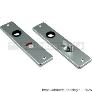 Ami 180/41 RH kortschild aluminium rondhoek toilet- en badkamersluiting WC 8/63 mm F1 - R10900562 - afbeelding 1