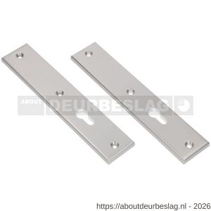 Ami 251/50/8 langschild aluminium zonder krukgat profielcilinder PC 55 F1 R6,5/R7,3 - R10900687 - afbeelding 1