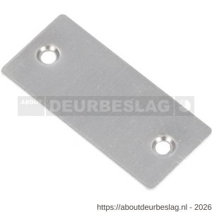 Ami 4 vlak afdekrozet aluminium blind F2 - R10900446 - afbeelding 1