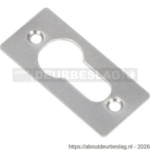 Ami 4 vlak cilinderrozet aluminium afdekplaatje nummer 4 vlak profielcilinder PC gat F1 - R10900462 - afbeelding 1