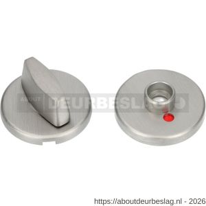 Ami Klik rond vrij- en bezetrozet Archi Design toilet- en badkamersluiting WC 8 mm Irox RVS look - R10900503 - afbeelding 1