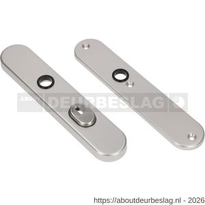 Ami VHB 250/15 KT veiligheidslangschild SKG*** kerntrekbeveiliging ovaal VHB 250/50/15 buiten kerntrek KT 55 en binnen blind F1 deurdikte 38-42 mm - R10901468 - afbeelding 1