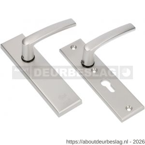 Ami VHB 193/50 veiligheidskortschild SKG*** VHB 193/50 buiten blind en binnen profielcilinder PC 55 met deurkruk 332 F1 deurdikte 38-42 mm - R10901351 - afbeelding 1