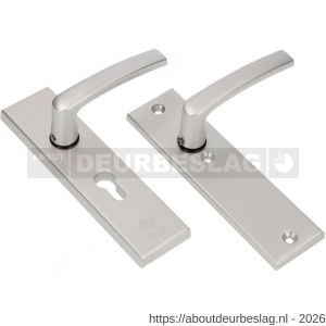 Ami VHB 193/50 veiligheidskortschild SKG*** VHB 193/50 buiten profielcilinder PC 55 en binnen blind met deurkruk 332 F1 deurdikte 38-42 mm - R10901355 - afbeelding 1