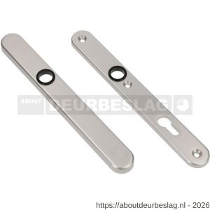 Ami VHB 257/32/2 veiligheidssmalschild SKG** ovaal VHB 257/32/2 buiten blind en binnen profielcilinder PC 72 F1 deurdikte 53-57 mm - R10901572 - afbeelding 1