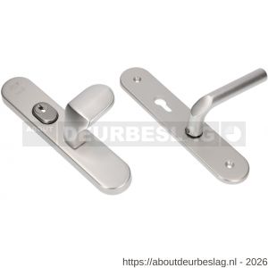 Ami VHB 250/15-145 KT senioren veiligheids knop-kruk langschildgarnituur SKG*** kerntrekbeveiliging ovaal omkeer VHB 250/50/15 kerntrek KT 72 omkeer knop 145 en deurkruk 369 F1 deurdikte 38-42 mm 2G - R10901259 - afbeelding 1