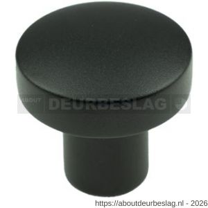 Ami 169/50 knopkruk gatdeel aluminium Varo M6 zwart RAL 9005 structuur finish - R10900427 - afbeelding 1