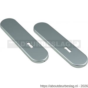 Ami 177/1 Klik kortschild aluminium zonder krukgat sleutelgat SLG 56 F1 - R10900530 - afbeelding 1