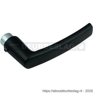 Ami 332 deurkruk gatdeel aluminium M6 zwart RAL 9005 structuur finish - R10900290 - afbeelding 1