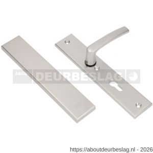 Ami VHB 251/50 veiligheidslangschild SKG*** VHB 251/50 buiten geheel blind en binnen profielcilinder PC 72 deurkruk 332 F1 deurdikte 38-42 mm - R10901408 - afbeelding 1