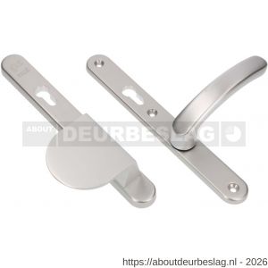 Ami VHB 257/32/2-90/83-378 veiligheids Rotaveer duwer-kruk smalschildgarnituur SKG** ovaal VHB 257/32/2 profielcilinder PC 92 omkeer 90/83 links en deurkruk 378 Rota Fuhr 869 deurdikte 53-57 mm - R10900856 - afbeelding 1