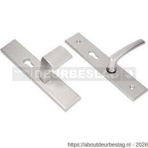 Ami VHB 251/50-144 senioren veiligheidsvoordeur-knoplangschildgarnituur SKG** omkeer VHB 251/50 profielcilinder PC 72 omkeer knop Varo 144 profielcilinder PC 72 omkeer en deurkruk 332 M6 F1 deurdikte 38/45 - R10900860 - afbeelding 1