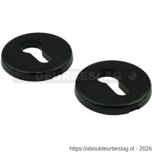 Ami Klik rond cilinderrozet aluminium profielcilinder PC zwart - R10900466 - afbeelding 1