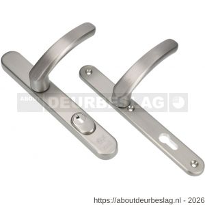 Ami VHB 257/37/15-378 KT veiligheids Rotaveer kruk-kruk smalschildgarnituur SKG*** kerntrekbeveiliging Archi Design VHB deurkruk 378 Rota 257/37/2 kerntrek KT 72 en deurkruk 378 Rota 257/32/2 profielcilinder PC 72 Irox deurdikte - R10901630 - afbeelding 1