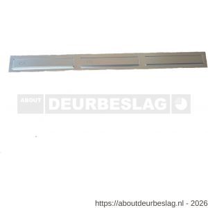 Ami DL postkast briefplaat met veer aluminium 3 delig 889 mm F1 3x 265 mm inworp 32x265 mm - R10900059 - afbeelding 1
