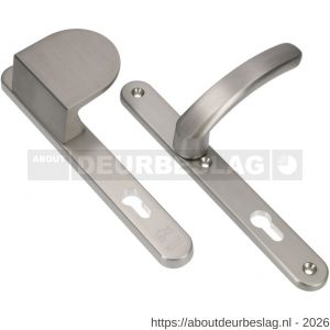 Ami VHB 257/32/2-90/83-378 veiligheids Rotaveer duwer-kruk smalschildgarnituur SKG** Archi Design ovaal VHB 257/32/2 deurduwer 90/83 profielcilinder PC 72 rechts en deurkruk 378 Rota Irox deurdikte 53-57 mm - R10900842 - afbeelding 1