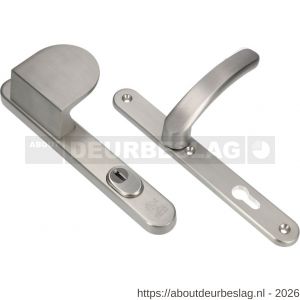 Ami VHB 257/37/15-90/83-378 KT veiligheids Rotaveer duwer-kruk smalschildgarnituur SKG*** kerntrekbeveiliging Archi Design VHB 257/37/2 kerntrek KT 92 deurduwer 90/83 rechts en deurkruk 378 Rota 257/32/2 profielcilinder PC 92 - R10901034 - afbeelding 1