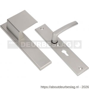 Ami VHB 251/50-90/80 veiligheidsvoordeur-duwerlangschildgarnituur SKG*** VHB 251/50 blind deurduwer 90/80 rechts F1 profielcilinder PC 55 en deurkruk 332 deurdikte 38-42 mm - R10900965 - afbeelding 1