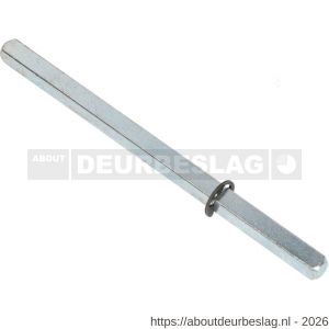 Ami deurkruk stift vierkant vol 8x145 mm KSO dubbele knopdeurkruk stiftontsluiting deurdikte 40 mm - R10900166 - afbeelding 1