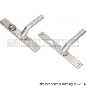 Ami VHB 251/37-379 KT veiligheids Rotaveer kruk-kruk smalschildgarnituur SKG*** kerntrekbeveiliging VHB en deurkruk 379 Rota 251/32 kerntrek KT 92 omkeer en deurkruk 379 Rota 251/32 profielcilinder PC 92 omkeer F1 deurdikte - R10901622 - afbeelding 1