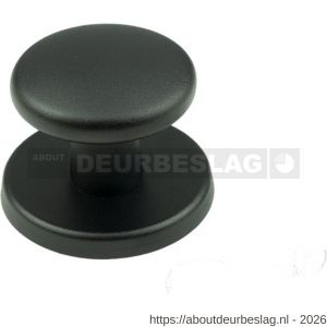 Ami 160/60 voordeurknop aluminium zwart RAL 9005 structuur finish - R10900273 - afbeelding 1