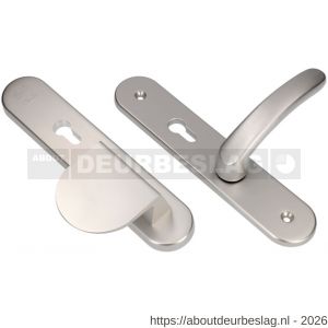 Ami VHB 250/50/1-90/83-378 senioren veiligheids Rotaveer duwer-kruk langschildgarnituur SKG** ovaal omkeer VHB 250/50/1 profielcilinder PC 72 omkeer deurduwer 90/83 links F1 en deurkruk 378 Rota profielcilinder PC 72 omkeer - R10900808 - afbeelding 1