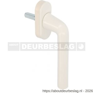 Ami 820 draai-kiep raamgreep aluminium 7x40 mm wit RAL 9001 ovaal - R10901743 - afbeelding 1