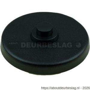 Ami Klik beldrukker aluminium rond zwart - R10900012 - afbeelding 1
