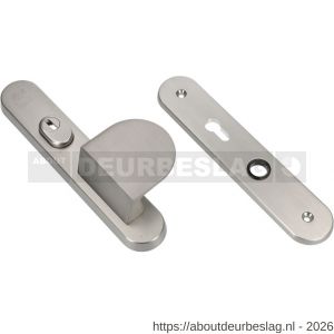 Ami VHB 250/15 KT senioren veiligheidslangschild SKG*** kerntrekbeveiliging Archi Design ovaal omkeer VHB 250/50/1 kerntrek KT 72 omkeer deurduwer 90/83 rechts zonder deurkruk Irox deurdikte 38-42 mm - R10901124 - afbeelding 1