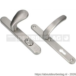 Ami VHB 250/15-173-378 KT veiligheids Rotaveer knop-kruk langschildgarnituur SKG*** kerntrekbeveiliging VHB knop 173 Varo en deurkruk 378 Rota 250/15 buiten kerntrek KT 72 binnen profielcilinder PC 72 Irox deurdikte 38-42 mm - R10901302 - afbeelding 1