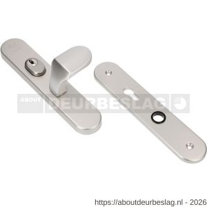 Ami VHB 250/15-145 KT senioren veiligheids knop-kruk langschildgarnituur SKG*** kerntrekbeveiliging ovaal omkeer VHB 250/50/15 kerntrek KT 72 omkeer knop 145 zonder deurkruk F1 deurdikte 38-42 mm 2G - R10901260 - afbeelding 1