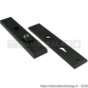 Ami VHB 251/15 KT veiligheidslangschild SKG*** kerntrekbeveiliging VHB 251/50/15 buiten kerntrek KT 55 en binnen profielcilinder PC 55 zwart deurdikte 38-42 mm - R10901517 - afbeelding 1