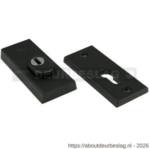 Ami VHB 115/50/15 KT veiligheidsrozet SKG*** kerntrekbeveiliging VHB rozet 115/15 KT deurdikte 38-42 mm zwart RAL 9005 structuur finish - R10901544 - afbeelding 1