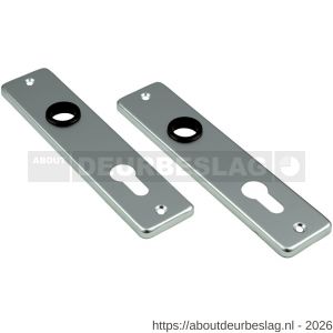 Ami 180/41 RH kortschild aluminium rondhoek profielcilinder PC 72 F1 - R10900556 - afbeelding 1