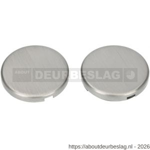 Ami Klik rond afdekrozet aluminium Archi Design blind Irox RVS look - R10900450 - afbeelding 1