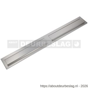 Ami DL postkast briefplaat met veer aluminium 2 delig 592 mm F1 2x 265 mm inworp 32x265 mm - R10900058 - afbeelding 1