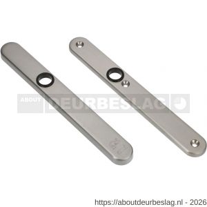 Ami VHB 257/32/2 veiligheidssmalschild SKG** Archi Design ovaal VHB 257/32/2 buiten en binnen blind Irox deurdikte 53-57 mm - R10901605 - afbeelding 1