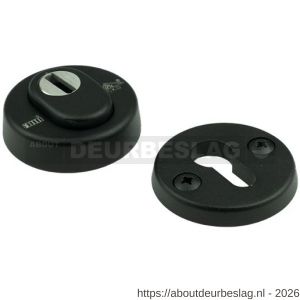 Ami VHB rond veiligheidsrozet SKG*** 15 mm kerntrek KT zwart RAL 9005 structuur finish deurdikte 38-42 mm - R10901545 - afbeelding 1