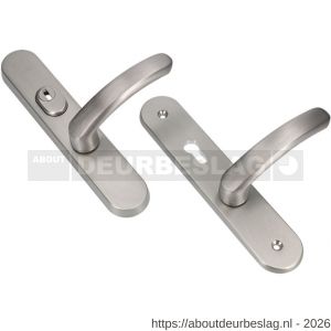 Ami VHB 250/15-378 KT senioren veiligheids Rotaveer kruk-kruk langschildgarnituur SKG*** kerntrekbeveiliging Archi Design omkeer VHB 378 Rota250/50/1 kerntrek KT 72 omkeer en profielcilinder PC 72 Irox deurdikte 38-42 mm - R10901203 - afbeelding 1