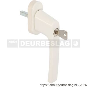 Ami VHB 812 draai-kiep raamgreep aluminium SKG** 7x40 mm wit RAL 9010 ovaal - R10901705 - afbeelding 1