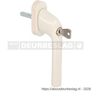 Ami VHB 822 draai-kiep raamgreep aluminium SKG** 7x40 mm wit RAL 9001 ovaal - R10901749 - afbeelding 1