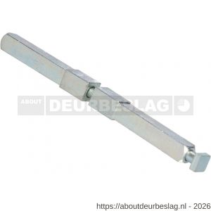 Ami deurbeslag verloopstift vierkant vol 8-9-8 gedeeld deurdikte 38-42 mm - R10900236 - afbeelding 1