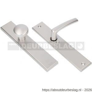 Ami VHB 251/50-169/50 veiligheidsvoordeur-knoplangschildgarnituur SKG*** VHB 251/50 knop 169/50 buiten en binnen blind en deurkruk 332 F1 deurdikte 38-42 mm - R10901071 - afbeelding 1